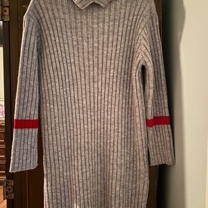 Neiman Marcus Avantlook Knit Tunic Dress Sweater.